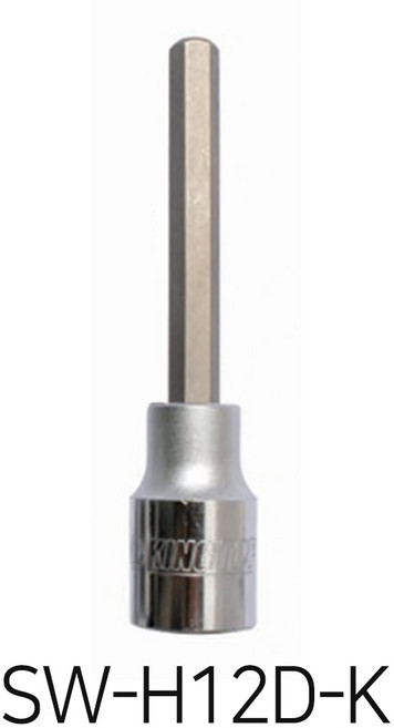 베스토 육각 롱 비트 소켓 렌치 SW-H12D-K 롱복스알 1/2DR-12MM 100L, 1개, 상세 설명 참조