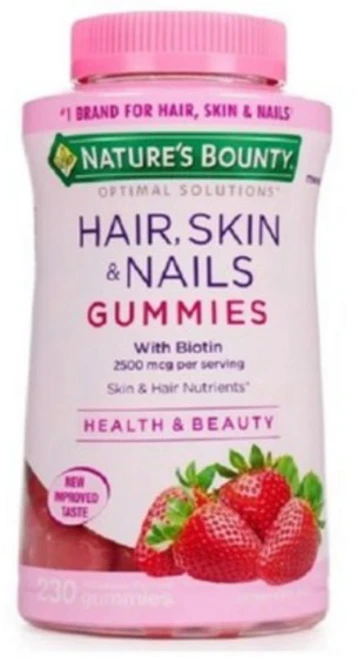 Nature's Bounty 네이처스 바운티 헤어 스킨 네일 230구미, 230정, 1개 - 쿠팡