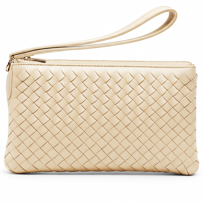 더무백 소가죽 여성 장지갑 여자 슬림 지퍼 카드 손지갑