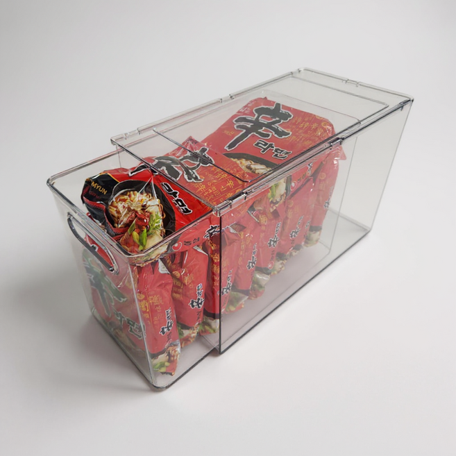 그린트리 다용도 투명 펜트리 정리함 서랍형, 1개, 9L