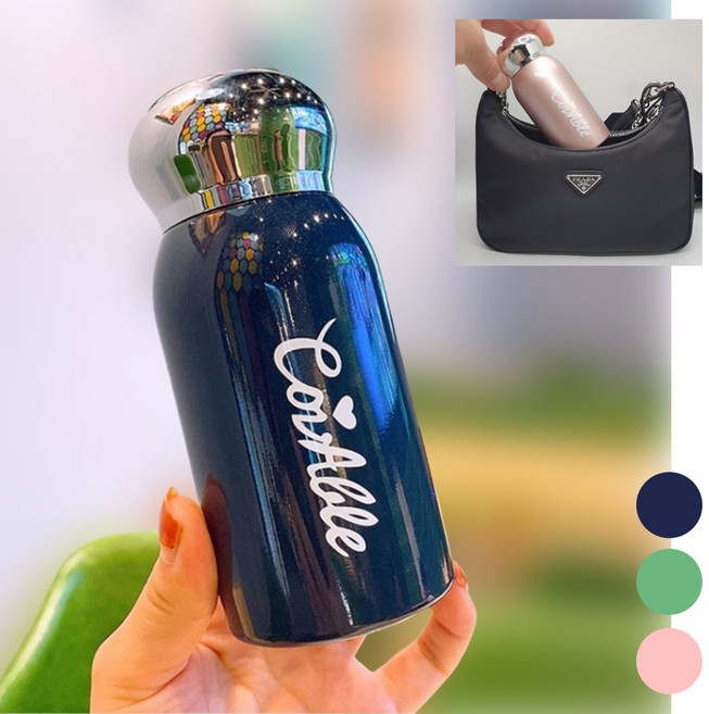 엠믹스 큐티 미니텀블러 180ml, 네이비