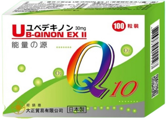 【大正】優倍立能Q10膠囊100粒裝 UB-QINON EX 日本, 1個, 100顆