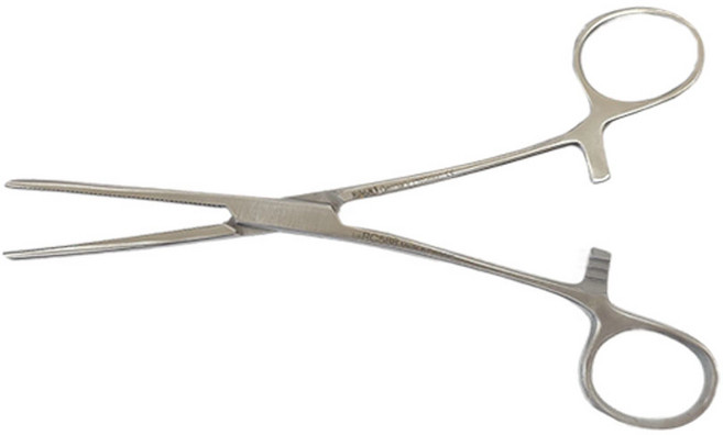 의료용 겸자 켈리 16cm 일반형, 1개, 직타입 80683