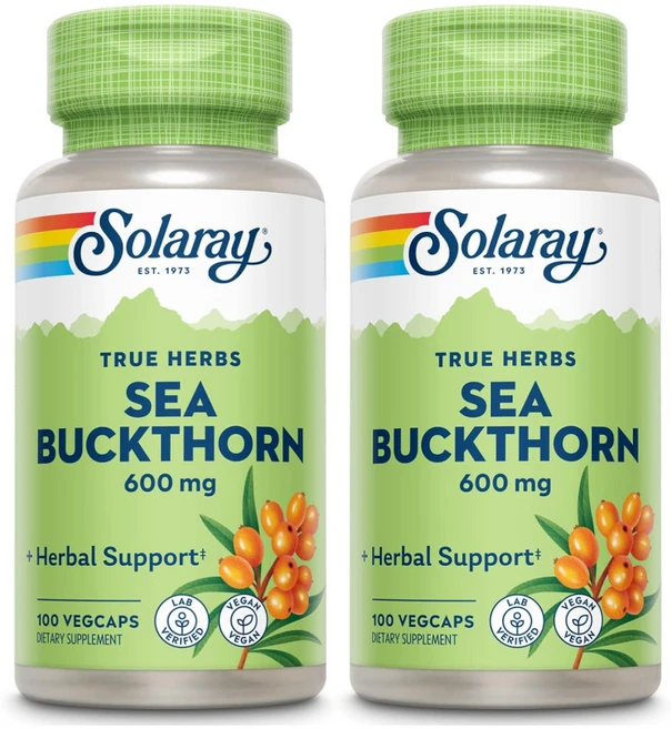 산자나무 True Herbs Solaray 베지 캡슐, 100정, 2개 - 쿠팡