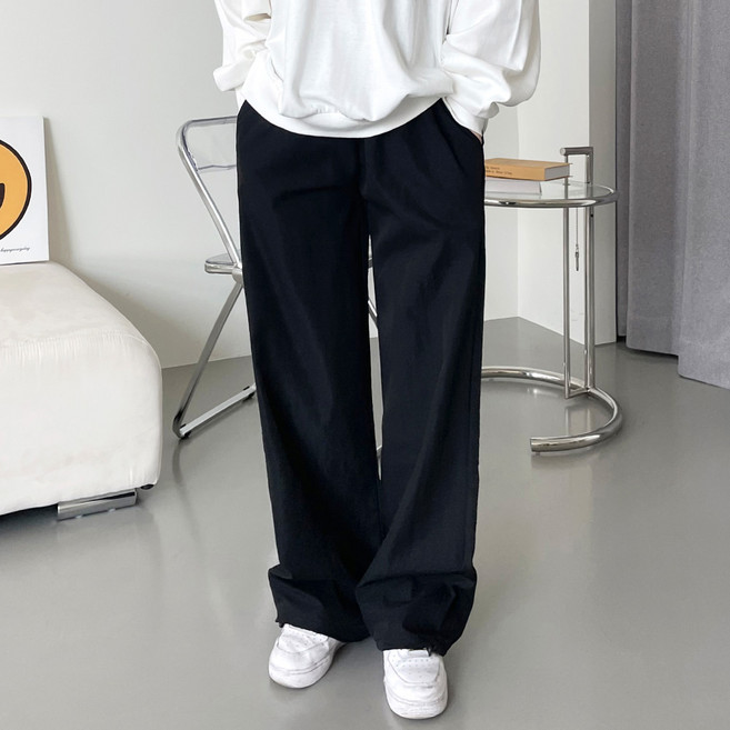 쏘옷 여성용 타미 밴딩 스트링 와이드 팬츠