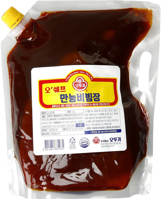 오뚜기 오쉐프 만능비빔장, 1개, 2kg