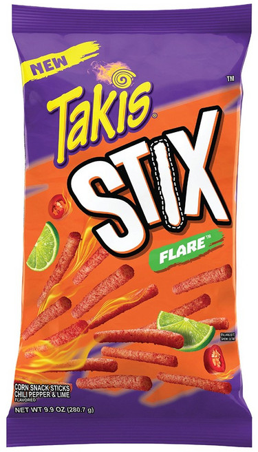 [미국내수용]타키스 푸에고 스틱스 Takis STIX Fuego, 타키스 플레어 스틱스, 1개, 280.7g