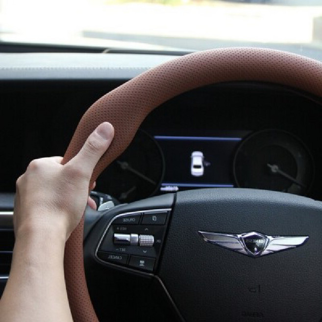 더뉴그랜저 IG 호환 차량용트렁크정리함 차량용트렁크수납함, 브라운-S