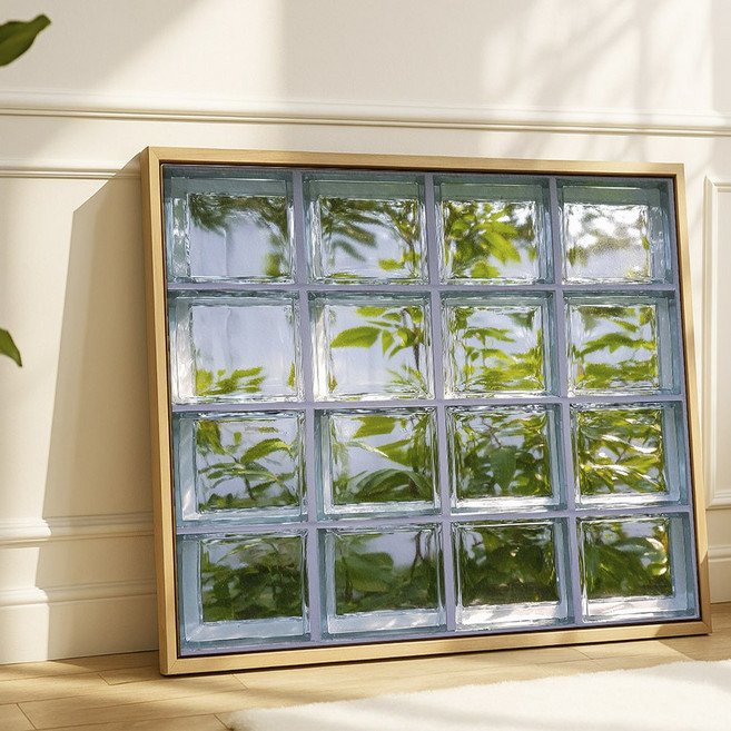 유리정원 시리즈 감성 그림액자 인테리어 포스터 북유럽 감성 디자인소품 Glass Garden 컬렉션 6종, 03.모닝프레임