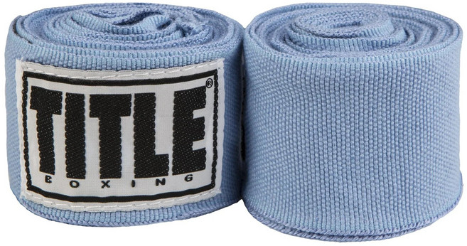 타이틀 복싱 셀렉트 반신축 멕시칸 핸드랩 복싱붕대 4.5m, 1개, 콜럼비아 블루