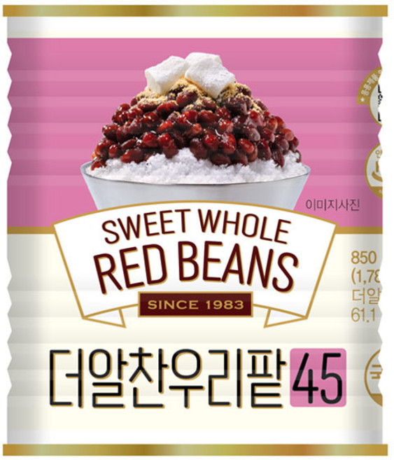 대두식품 우리통팥 통조림, 850g, 3개