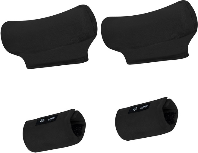 YAMANMAN 목발커버 목발패드 세트 목발용 쿠션패드 세트 손잡이 커버 벨벳 겨드랑이 쿠션 스폰지, 1세트