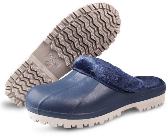 슈퍼카미트 논슬립 EVA 다용도 털 슬리퍼 주방화 오픈형 WT778