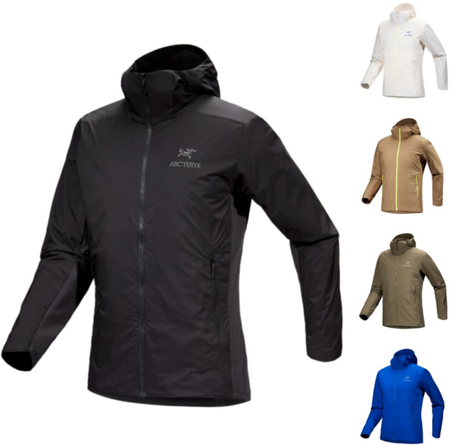 아크테릭스 바람막이 아톰 SL 후디 남성 BLACK AJOSMX5409-BLK