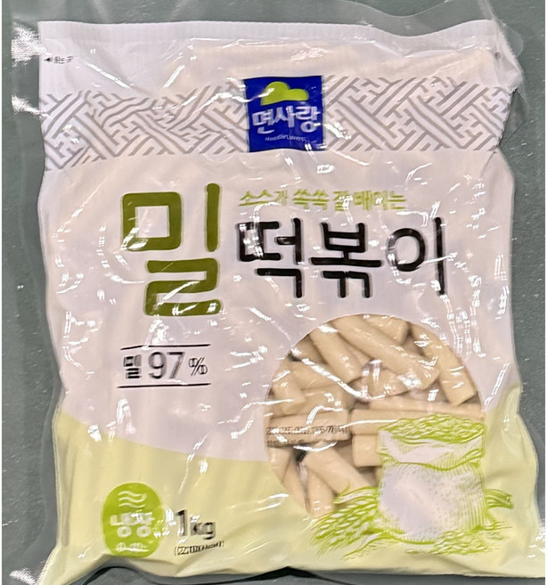 면사랑 밀떡볶이, 4개, 1kg