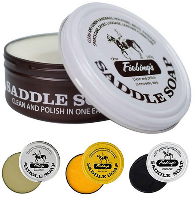 피빙스 새들 비누 Fiebing's Saddle Soap 12oz, 1 White