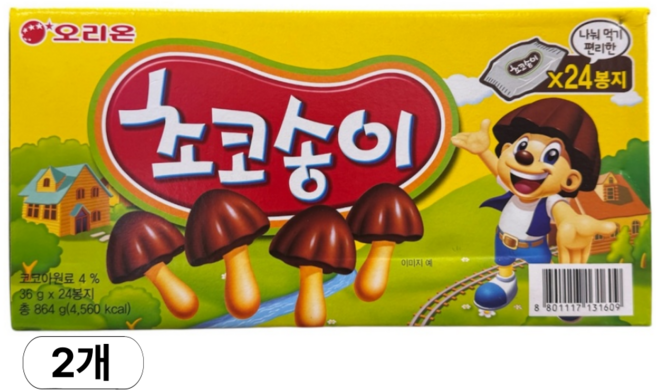초코송이 24p, 864g, 2개