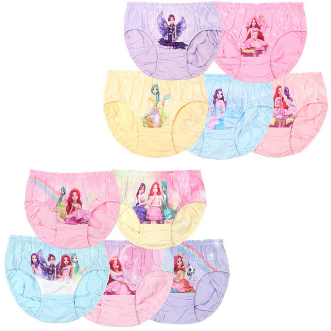 아동속옷 여아 시크릿쥬쥬 팬티 5매_쥬얼/샤인