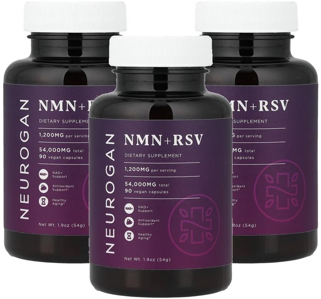뉴로간 헬스 NMN 플러스 RSV Neurogan Health NMN + RSV 90정, 3개 - 쿠팡