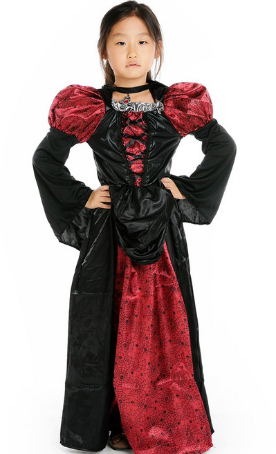 파티쇼 뱀파이어 공주 아동 의상 할로윈 코스프레 학예회 장기자랑 공연 파티 의상