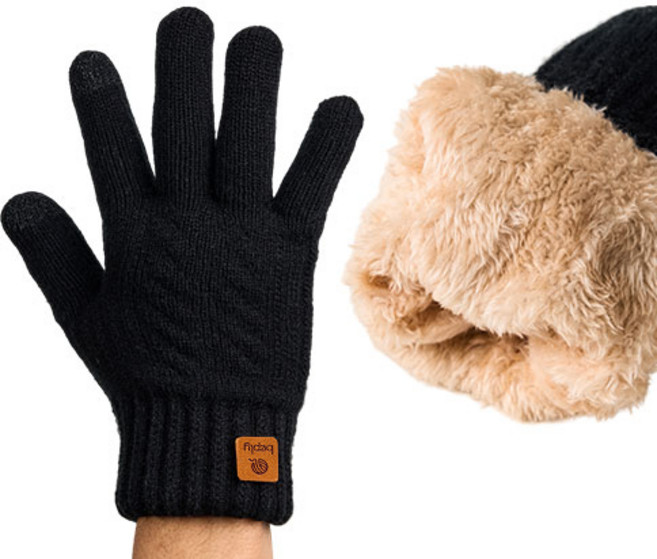 비플리 남녀공용 따스한 스마트 터치 기모 장갑