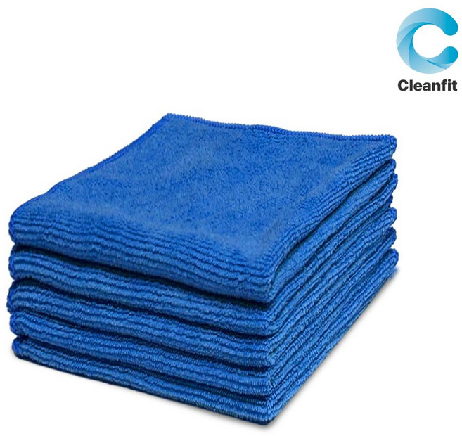 크린핏 경편 극세사 손걸레 40x40, 경편(파랑), 5개
