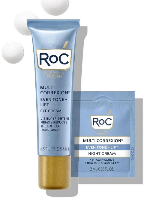 RoC 멀티 코렉션 5in1 안티에이징 아이크림 시어버터 스킨케어 트리트먼트 15ml - 쿠팡