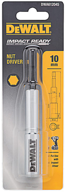 디월트 롱소켓비트 10mm 임팩트 드라이버 DWA612045, 1개