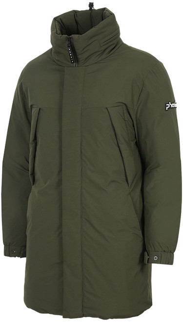 피닉스 남성 겨울 스포츠 웰론 고밀도 롱 패딩 점퍼 카키