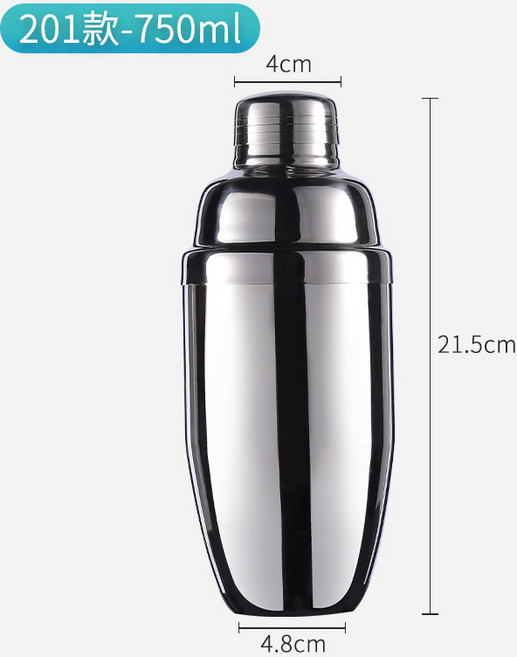 201款 不鏽鋼調酒器 530ml, 201, 750ml, 1個