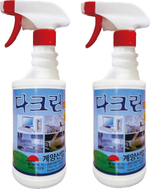 다목적 세제 다크린 골드 세정제 하나사면 하나 더 1+1, 2개, 500ml