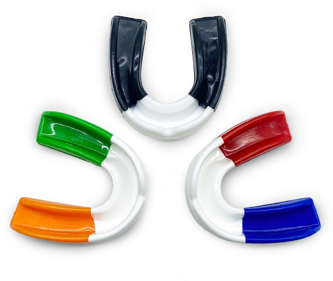 위니 트리플컬러 마우스피스 복싱 태권도 격투기 마우스가드, 레드화이트블루, 1개