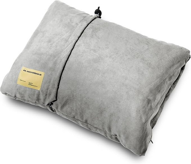 아웃도어 패션 메모리폼 캠핑 베개, 1개, 그레이