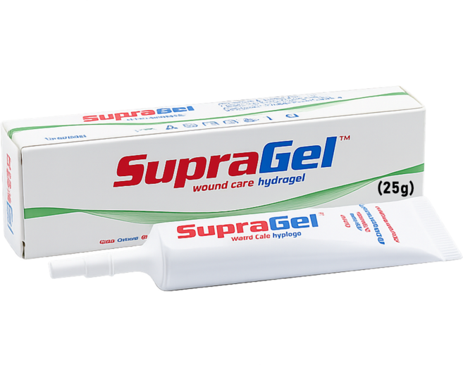 [의료기기] 슈프라겔&슈프라셀 상처드레싱 화상 연고 찰과상 욕창 발진 진물 치료 FDA승인 하이드로겔 창상피복재 상처 케어, 1개, SupraGel