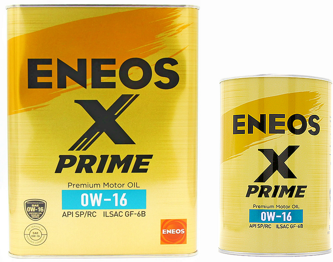 ENEOS X PRIME 0W-16引擎機油 提升引擎性能 延長使用壽命, 1個