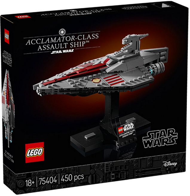 레고 스타워즈 어클레메이터급 어썰트 쉽 75404, 1개, 혼합색상
