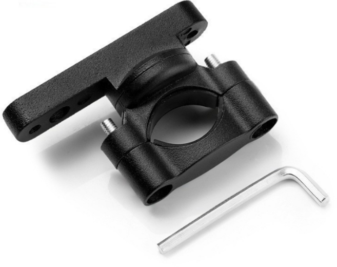 킹콩 오토바이 파이프형 멀티 브라켓, 블랙, 1개, 파이프브라켓