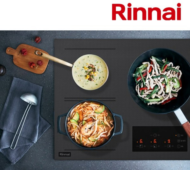 린나이 전국설치(비용별도) 3구(라디언트1구+인덕션2구) 인스톨프리(560x430-480) 하이라이트 쿡탑 레인지 전기 렌지, 빌트인, 322A_매립식