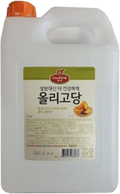 쉐프원 설탕대신 더 건강하게 올리고당, 5kg, 3개