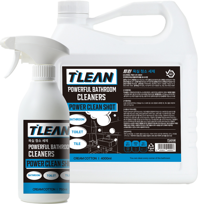 트린 초강력 욕실 청소세제 화장실청소 세정제, 1개, 4.5L