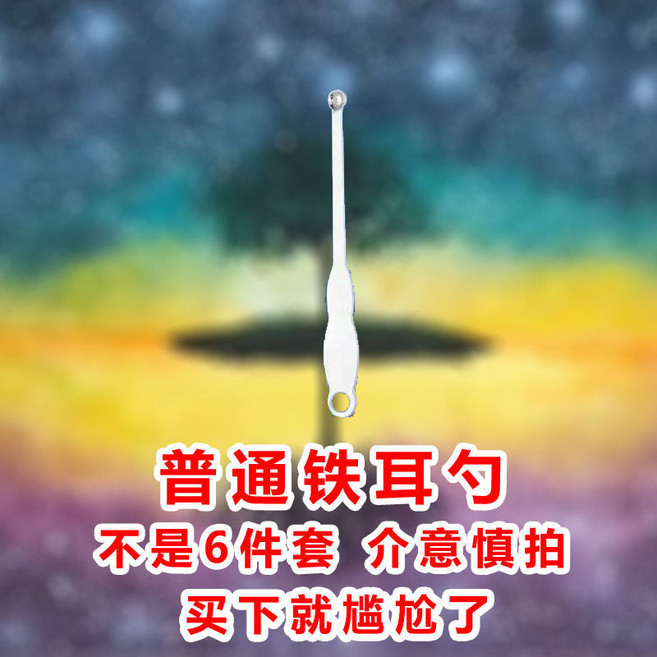 念居 掏耳勺套裝, 礬/顧#耳挖工具,不銹鋼1個, 1個