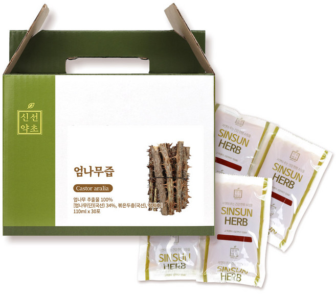 신선약초 엄나무즙 110mlx30포, 1개, 3.3L