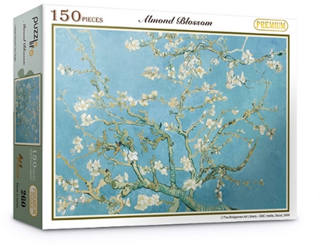 직소퍼즐 풍경 명화 아몬드 나무 150피스 PL260, 혼합색상, 1개