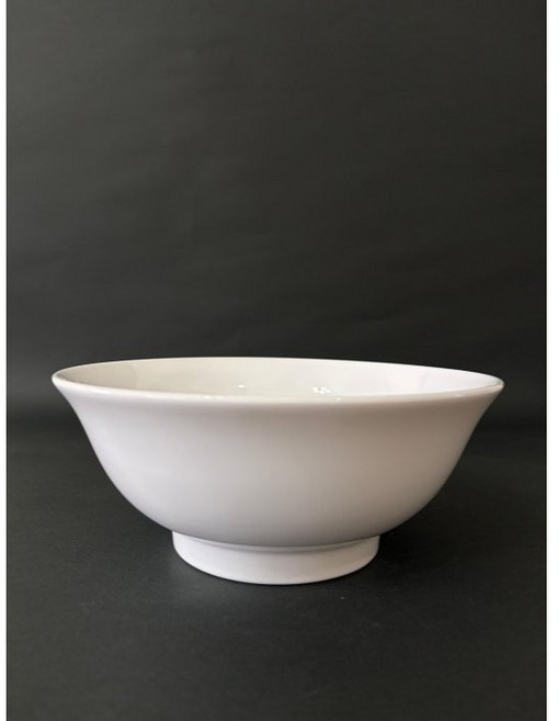 東昇瓷器餐具 白瓷8.5吋高台麵井 A3984, 1個