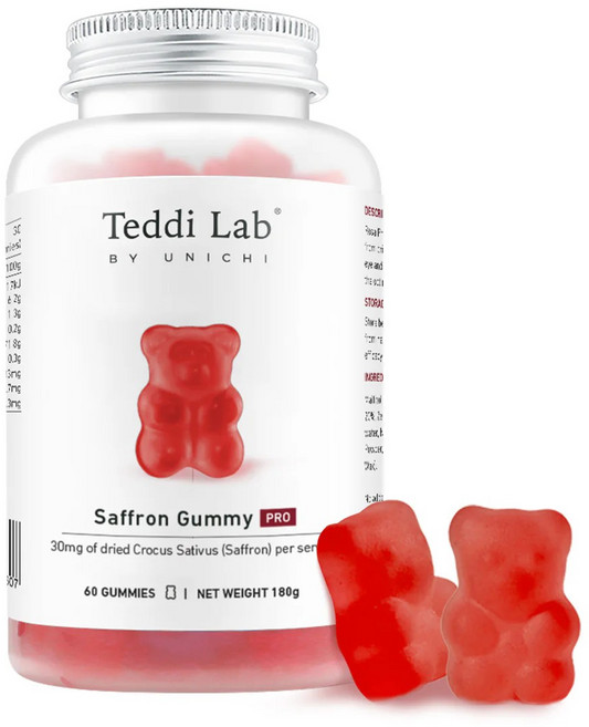 Teddi Lab by Unichi 藏紅花PRO 小熊軟糖, 180g, 1個