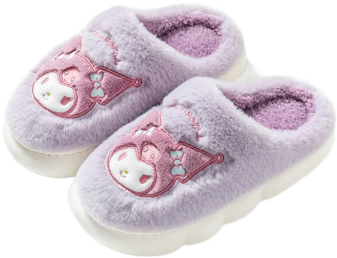 통잉 여성 산리오 시리즈 기모 면 털실내화 ST2369