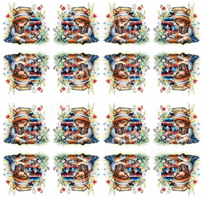 TS Decoupage餐巾紙 多款圖案可選, 1個, 33x33 16小圖