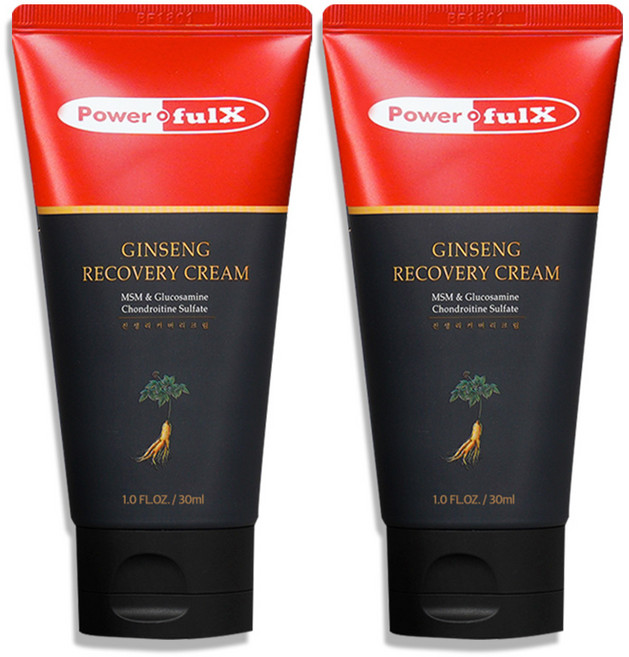 파워풀엑스 진생 리커버리크림, 30ml, 2개