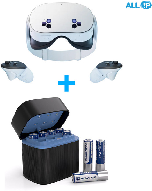메타 퀘스트 3S meta quest 3s 128GB, 1개, maxfree AA4+AAA4 충전건전지