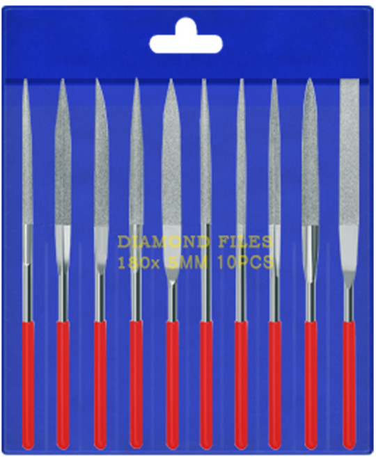 다이아몬드 야스리 대형 10개, 1세트